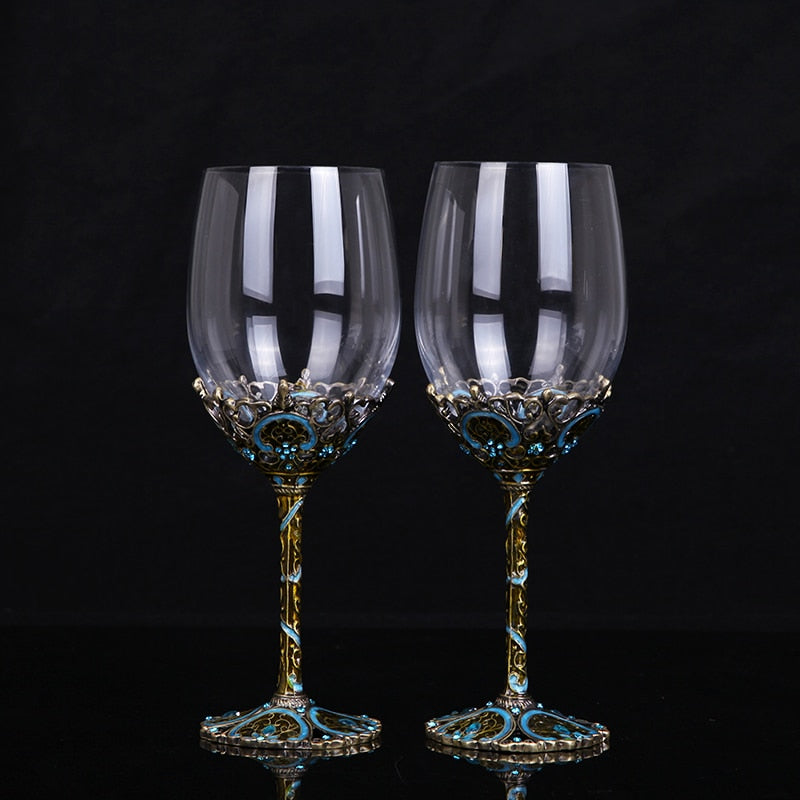 Luxury retro Tall glass