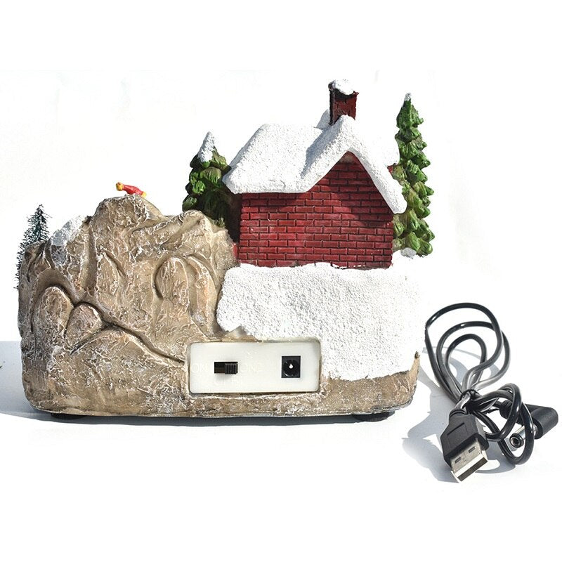 Christmas Snow House Village Decorations