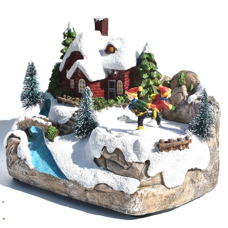 Christmas Snow House Village Decorations