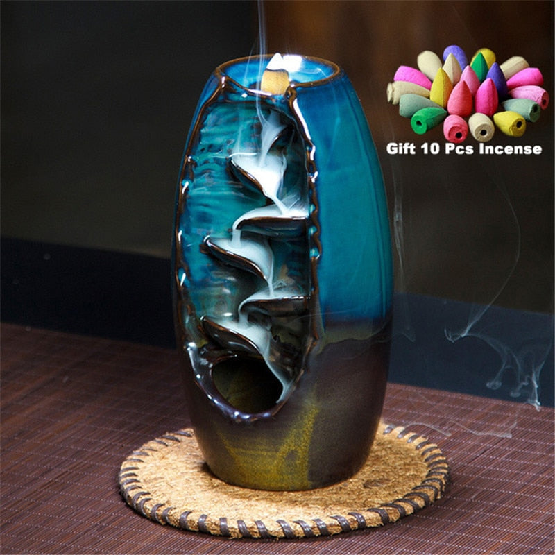 MOUNTAIN RIVER BACKFLOW INCENSE HOLDER