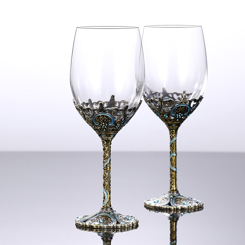 Luxury retro Tall glass