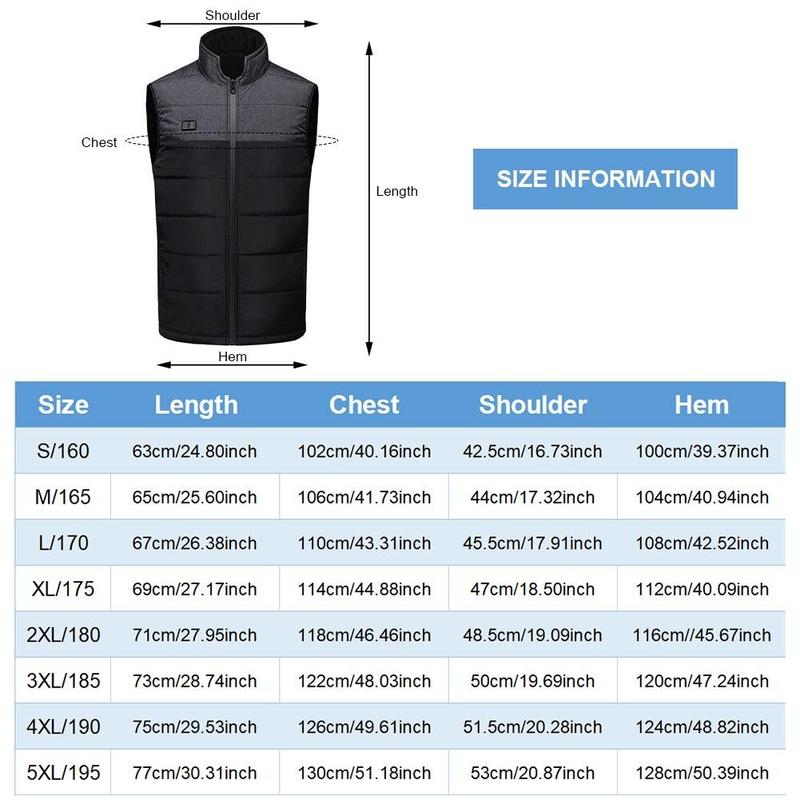 HEATING VEST - ELECTRIC HEATED