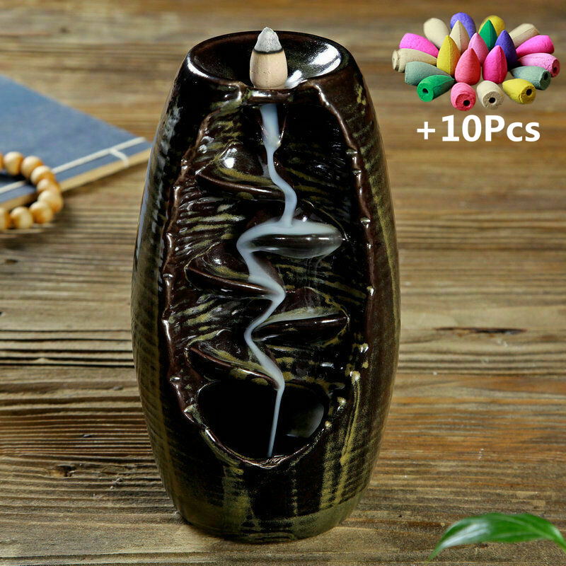 MOUNTAIN RIVER BACKFLOW INCENSE HOLDER