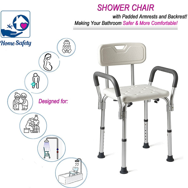 Adjustable Bathroom Chair