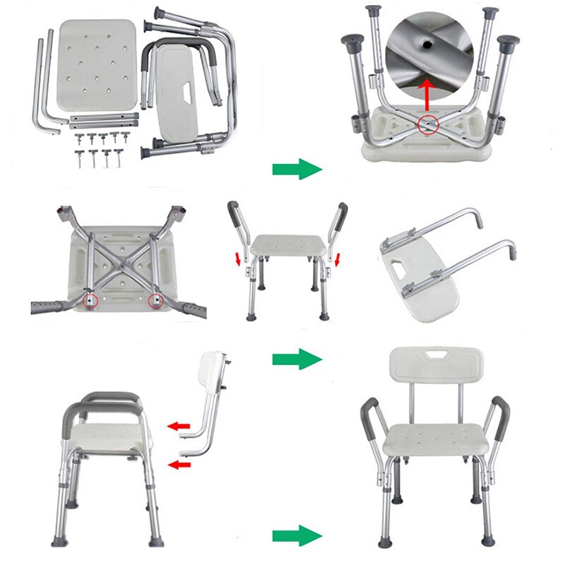 Adjustable Bathroom Chair